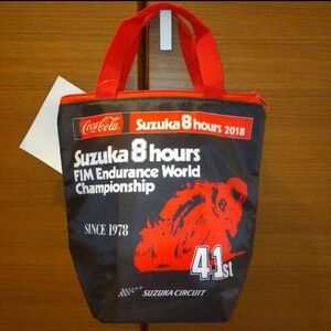 SUZUKA 鈴鹿サーキット 保冷バッグ コカコーラ 通勤 通学 キャンプ バイク アルミバッグ 観光 観戦 旅行 キャンプ 運動