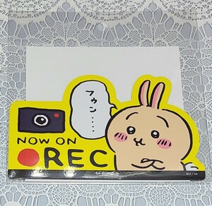 ちいかわ エンジョイドライブ カーマグネット　うさぎ　REC　カーサイン ドライブサイン ドライブレコーダー 車用品　マグネット