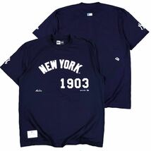 大リーグ 野球 ベースボール XL ネイビー 半袖Tシャツ ヤンキース NY 半袖 Tシャツ L_画像1