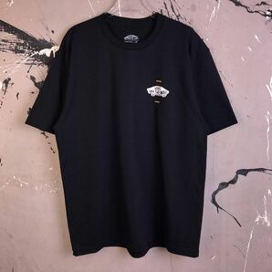 Tシャツ 半袖 バンズ VANS ストリート系 ロサンゼルス スケボー スケードボード カリフォルニア 黒 Lサイズの画像2