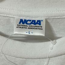 NCAA 全米大学体育協会 - MEN 長袖Tシャツ ロンT 白色 アメカジ ストリートファッション アメフト Lサイズ (タグ付き未使用品)_画像4