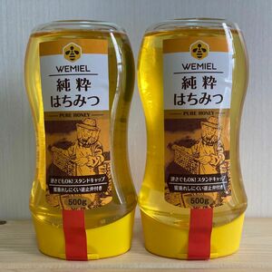 WEMIEL ハチミツ 純粋 はちみつ 日本珈琲貿易 蜂蜜 500g×2