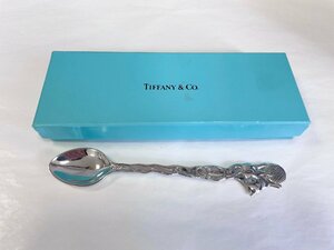 ［道］TIFFANY&Co. ティファニー シルバースプーン 猫 キャット 銀製 STERLING 925