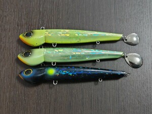 【中古品 3個セット 30号 110g】 ジャッカル アンチョビミサイル JACKALL ANCHOVY MISSILE # タチウオ テンヤ 根魚 タラ 青物