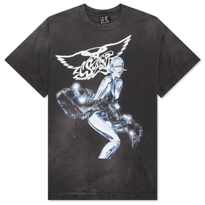 即決【Saint Michael x Sorayama】セントマイケル 空山基 エアロスミスTシャツ 黒 L 古着の画像1
