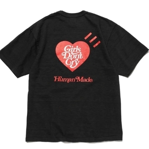 即決【HUMAN MADE×Girls Don’t Cry】ヒューマンメイド×ガルドン Tシャツ 黒赤 L 古着良品の画像1