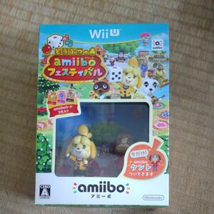 どうぶつの森　amiiboフェスティバル　wiiU　カード入り