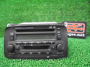 5FD1531 YH5)) ダイハツ ミラアヴィ L250S/L260S 前期型 純正 CD/MDオーディオ 86180-B2060