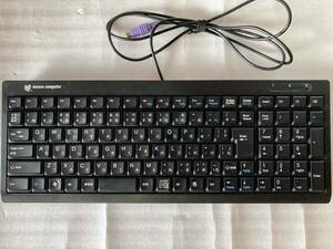 mouse computer 純正キーボード MCC109PBK2 マウスコンピューター【ジャンク】有線コンパクトキーボード PS/2接続