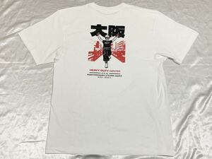 【送料無料 値下げ交渉歓迎】ミルウォーキーツール公式非売品半袖Tシャツ XL ビッグロゴ ホワイト古着自動車白日本建設電動工具アメリカUSA