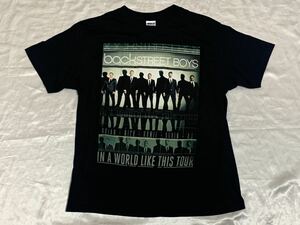 【送料無料 値下げ交渉歓迎】バックストリートボーイズBackstreetBoys 2013来日ツアー半袖Tシャツ ブラック古着黒USAアメリカBSB音楽ライブ