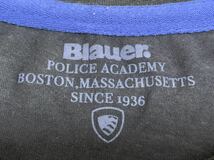 【送料無料 値下げ交渉歓迎】ブラウアーBlauerUSA NYPDポリス半袖Tシャツ ネイビー古着アメリカ警察ミリタリーアカデミーボストン紺制服軍_画像4