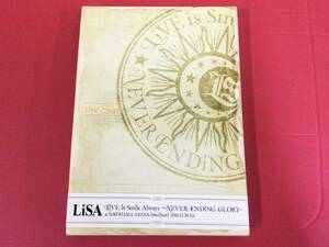 [F8742/60/0]Blu-ray&CD*LiSA / LiVE is Smile Always -NEVER ENDiNG GLORY- at YOKOHAMA ARENA ( the first times limitation version )*the Sun* Blue-ray *