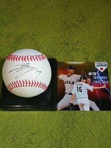 2023 World Baseball Classic MLBdoja-s samurai Japan large . sho flat player with autograph ball ③