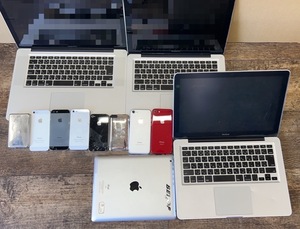 【1円スタート】Apple MacBook Pro iphone ipad ipod など【１２台 まとめ】 ジャンク セット