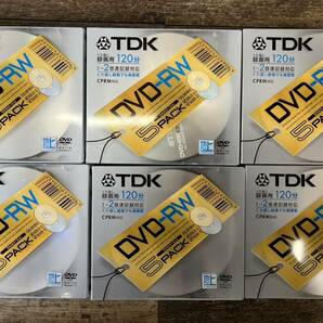 【1円スタート】TDK DVD-RW120GDX5U DVD-RW記録用ゴールドラベルディスク 5枚パック DVD-RW120GDX5U⑤の画像1