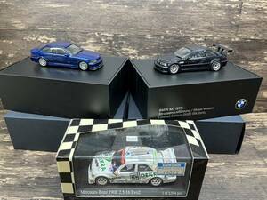 【1円スタート】ミニカー 完成品 模型 BMW M1 BMW M3 GTR 1/43 Mini champs ミニチャンプス メルセデスベンツ 190E 2.5-16 Evo2 DTM 1992