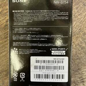 【1円スタート】SONY ソニー ウォークマンNW−S754／Hi-Fiコンポシステム CMT−V3 ブラック ミュージック 音楽プレーヤー 音楽機器 新品の画像3