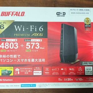 新品 送料無料 BUFFALO WSR-5400AX6S-MB 無線LANルーター バッファロー ルーター DMB 無線LAN