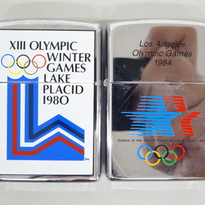 新品 未使用品 1995 1996年製 ZIPPO ジッポ OLYMPIC GAMES COLLECTION Atlanta 7個セット 限定 オリンピック アトランタ ライター USAの画像4