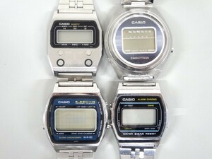 ジャンク 4点セット まとめて CASIO カシオ 52QS-14 UC-50W カシオトロン 02-504 W-31 デジタル 腕時計