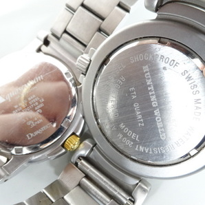 ジャンク 5点セット まとめて ハンティングワールド ポールスミス モンディーン ディーゼル DZ-4290 メンズ クオーツ 腕時計の画像6