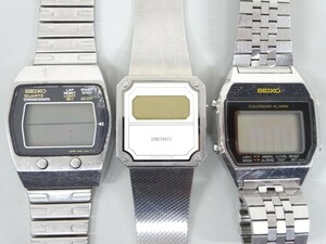 ジャンク 3点セット まとめて SEIKO セイコー F441-5000 M159-5000 A354-400B デジタル クオーツ 腕時計 