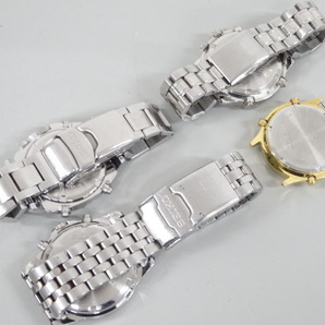 ジャンク 4点セット まとめて SEIKO セイコー クロノグラフ 7T92-0LH0 7T32-6E40 7T32-9000 5T52-6A39 メンズ クオーツ 腕時計の画像7