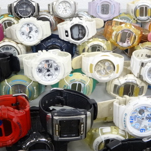 ジャンク 85点セット まとめて CASIO カシオ G-SHOCK Baby-G Gショック ベビーG GW-6900F G-5500 APE GA-120A GW-1500J G-2000LV GA-110 他の画像6