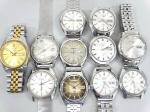 ジャンク 11点セット まとめて SEIKO セイコー LM 5606-7310 QT 38-7030 アクタス SS 6306-7010 5 DX 6106-8070 他 自動巻き等 腕時計