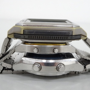 ジャンク 3点セット まとめて CASIO カシオ アラームクロノグラフ W-250 カジキ HOTBIZ VDB-2000 カシオトロン デジタル 腕時計の画像8