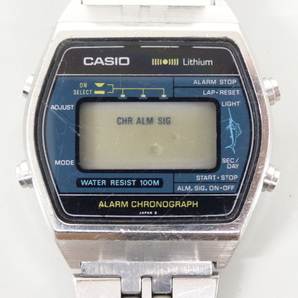 ジャンク 3点セット まとめて CASIO カシオ アラームクロノグラフ W-250 カジキ HOTBIZ VDB-2000 カシオトロン デジタル 腕時計の画像2