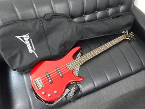 美品 Ibanez GIO アイバニーズ ジオ SOUNDGEAR サウンドギア GSR320 エレキ ベース 赤 レッド 楽器 弦楽器 ソフトケース付き