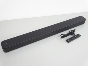 美品 動作確認済み SONY ソニー HT-S100F SOUND BAR サウンドバー ホームシアターシステム 音響機材 オーディオ 黒 ブラック リモコン付き