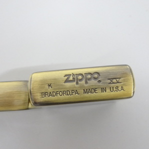新品 未使用品 1999年製 ZIPPO ジッポ HOPE ホープ アロー 古美加工 立体 メタル貼り ゴールド 金 オイル ライター USAの画像6
