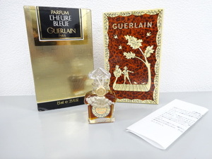 新品 未開栓品 ヴィンテージ GUERLAIN ゲラン L'HEURE BLEUE ルールブルー 7.5ml PARFUM パルファム 香水 フレグランス