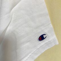チャンピオン ワンポイントロゴTシャツ Mサイズ 白 綿100% 未使用　タグ付　送料無料_画像3
