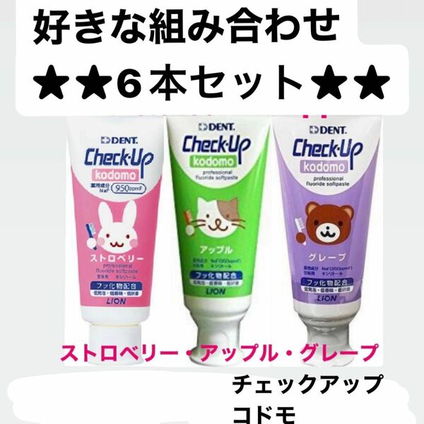 値下げ不可★ Check-Up kodomo★6本★950ppmF