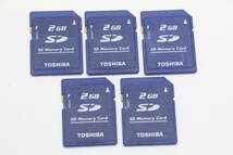 2GB SDカード　TOSHIBA　●5枚セット●_画像1