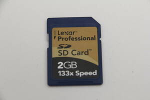 2GB SDカード Lexar professional　 133x Speed