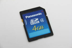 4GB SDHC card Panasonic