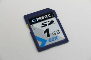 1GB SD card PRETEC 60x