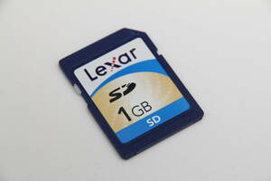 1GB SD card Lexar