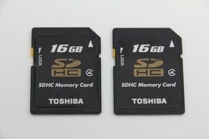 16GB SDHCカード　TOSHIBA　●2枚セット●