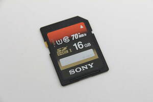 16GB SDHCカード　SONY 70MB/s