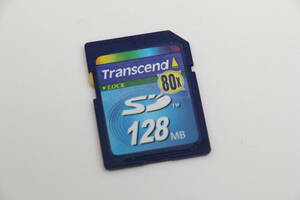 128 МБ SD -карта трансцендирует 80x