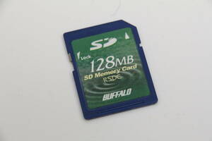 128MB SDカード BUFFALO　バッファロー