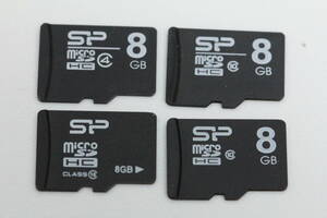 8GB microSDHCカード SanDisk　●4枚セット●