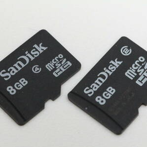 8GB microSDHCカード ●2枚セット● SanDiskの画像1