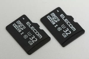 32GB microSDHC карта *2 шт. комплект * ELECOM